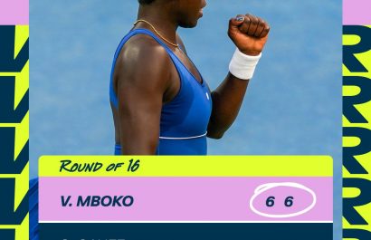 La tenista canadiense Victoria Mboko