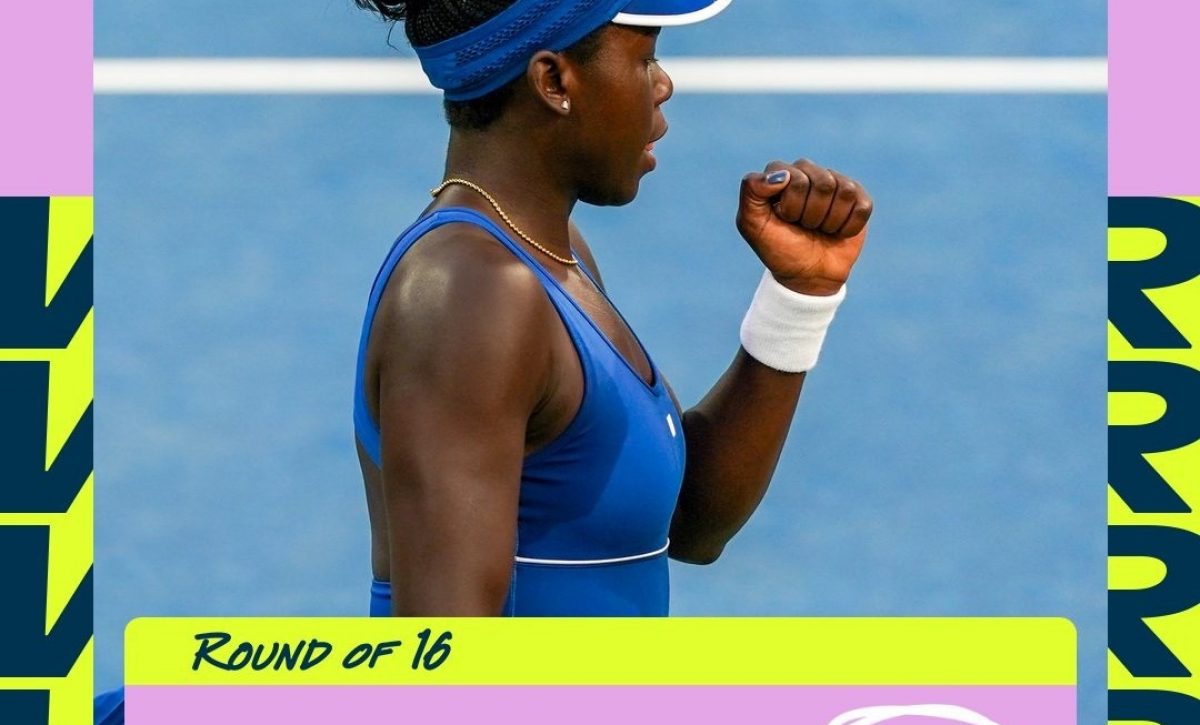 La tenista canadiense Victoria Mboko