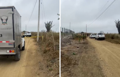 Hallan un hombre sin vida en un camino de tierra del cantón Montecristi