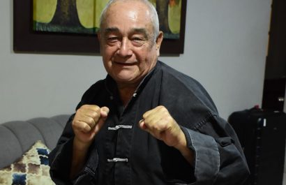 Héctor Párraga, entrenador de taekwondo de la Academia Pionero Portoviejo.