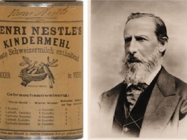 Henri Nestlé, un farmacéutico alemán radicado en Suiza, superó la pobreza para crear en 1867 la primera fórmula infantil del mundo.
