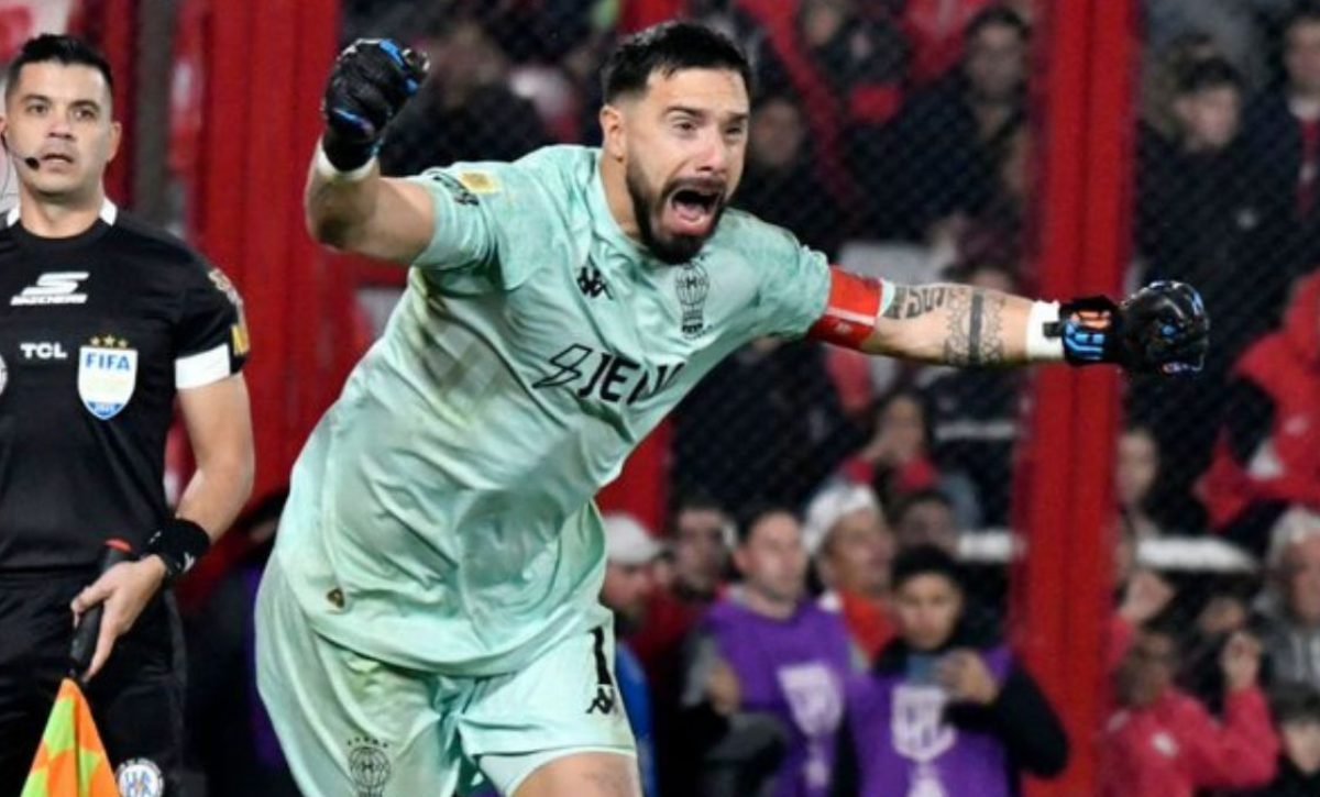 Hernán Galíndez se convierte en héroe de Huracán al atajar un penal decisivo, su equipo va a la final. (Captura de pantalla).