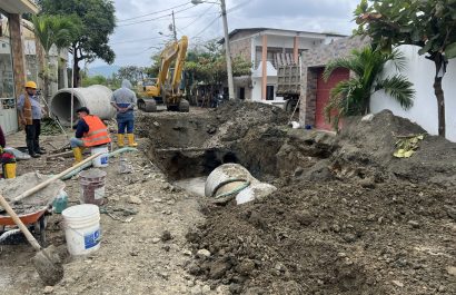 En el sector El Negrital ya se construye el sistema hidrosanitario.