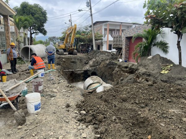 En el sector El Negrital ya se construye el sistema hidrosanitario.