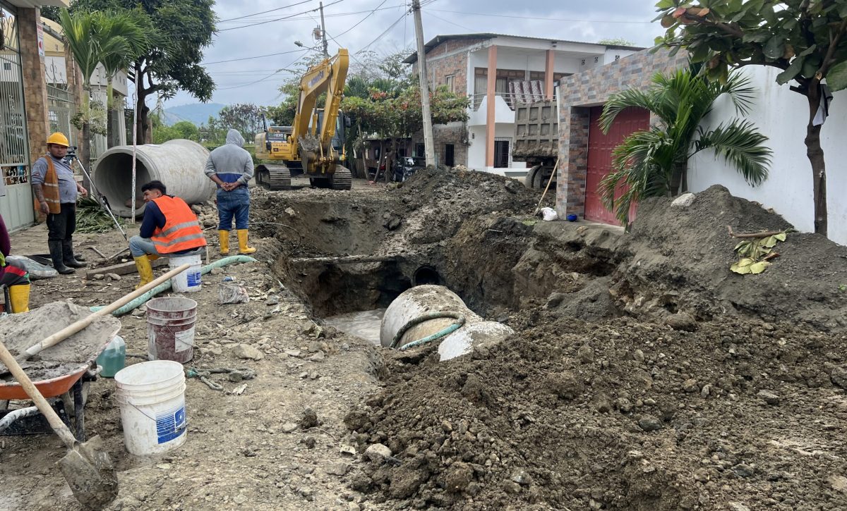 En el sector El Negrital ya se construye el sistema hidrosanitario.