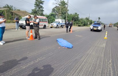 Hombre fallece atropellado en la vía Santo Domingo - Quevedo
