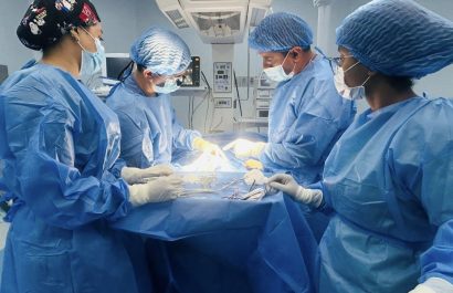 Médicos del hospital Verdi Cevallos realizaron la cirugía.