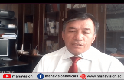 Hugo Arteaga, coordinador de la veeduría ciudadana conformada para la designación del nuevo Fiscal General del Estado.
