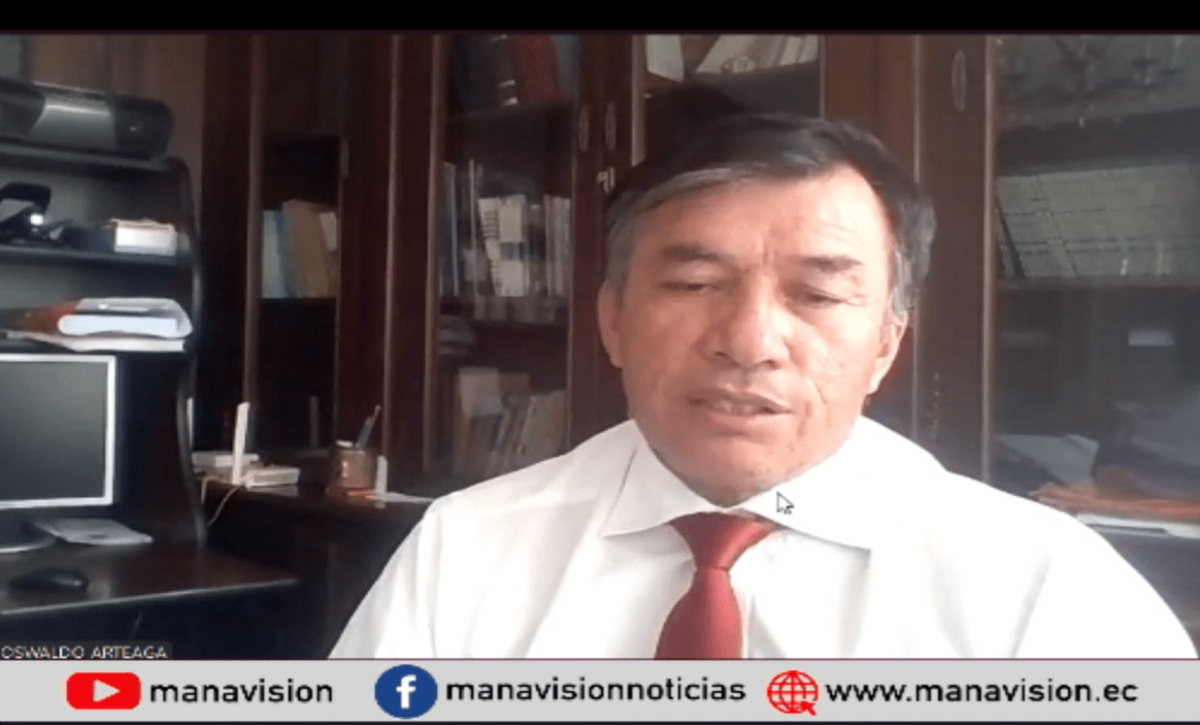 Hugo Arteaga, coordinador de la veeduría ciudadana conformada para la designación del nuevo Fiscal General del Estado.