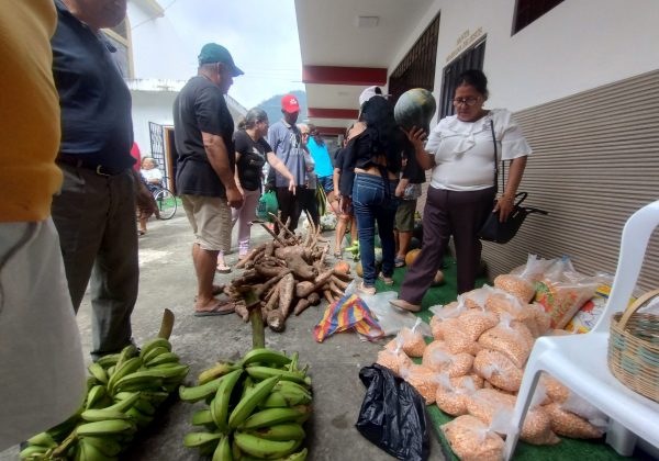 La venta de productos en el Festival de la Cosecha 2025