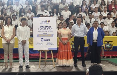 Gobierno dio la bienvenida a docentes que ingresaron al Sistema Educativo