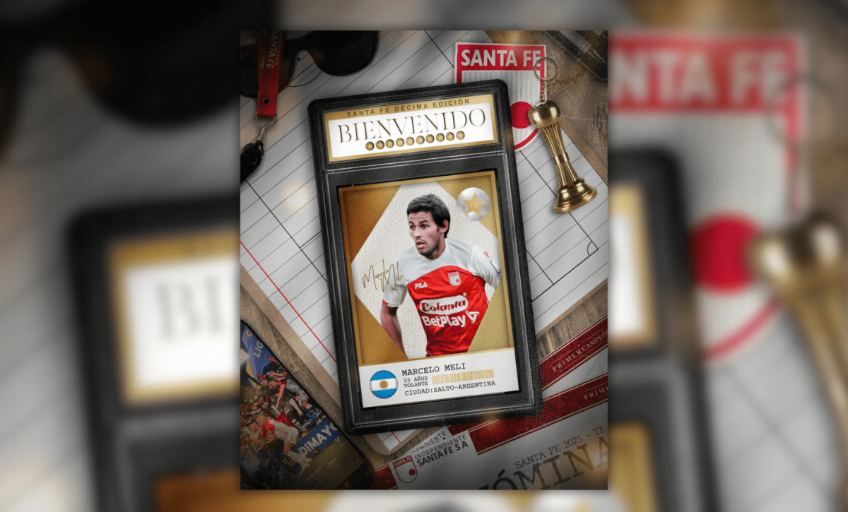 Independiente Santa Fe oficializa el fichaje del argentino Marcelo Meli