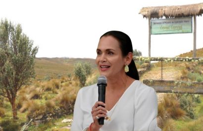 Inés Manzano, ministra de Energía, posterga el inicio de trabajos en el proyecto minero Loma Larga, en Azuay.