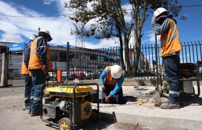 Inician obras de mejoramiento peatonal en los alrededores del estadio Olímpico Atahualpa
