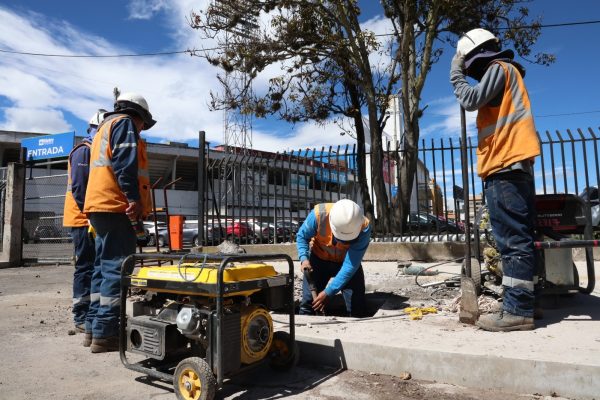 Inician obras de mejoramiento peatonal en los alrededores del estadio Olímpico Atahualpa
