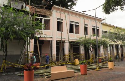 Inician trabajos de restauración de la casa patrimonial de la familia “Flor” en Portoviejo