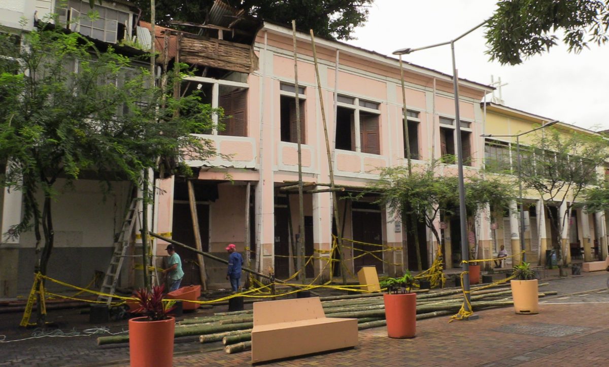 Inician trabajos de restauración de la casa patrimonial de la familia “Flor” en Portoviejo