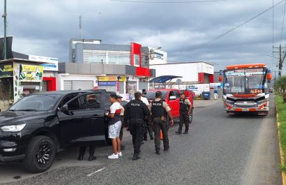 Intensifican operativos antidelincuenciales en Santo Domingo de los Tsáchilas