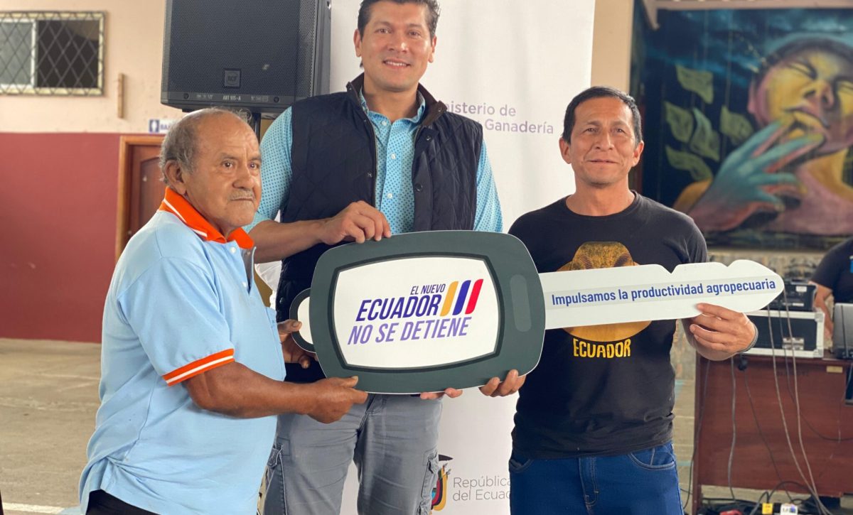 Inversión de más de $174.000 beneficia a agricultores de Zamora Chinchipe