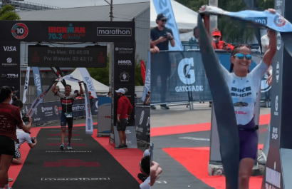 Ironman 70.3 Manta 2025 Barreau y Bravo dominan en la costa ecuatoriana