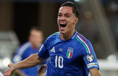 Italia arrolla a Estonia en el Gewiss Stadium.