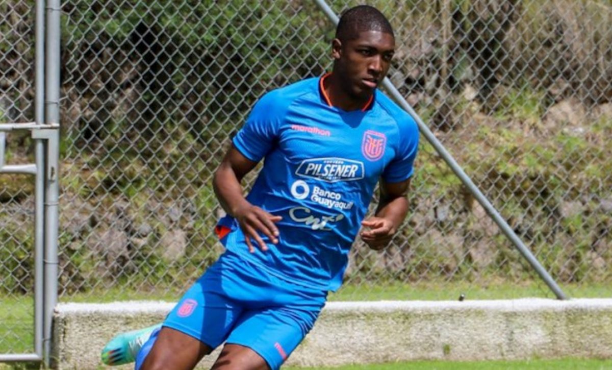 Joel Ordóñez, defensa de la selección de Ecuador. FOTO: Federación Ecuatoriana de Fútbol