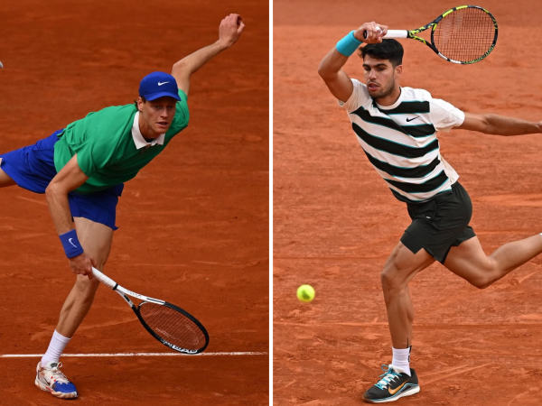 Jannik Sinner y Carlos Alcaraz se miden por el título en Roland Garros.