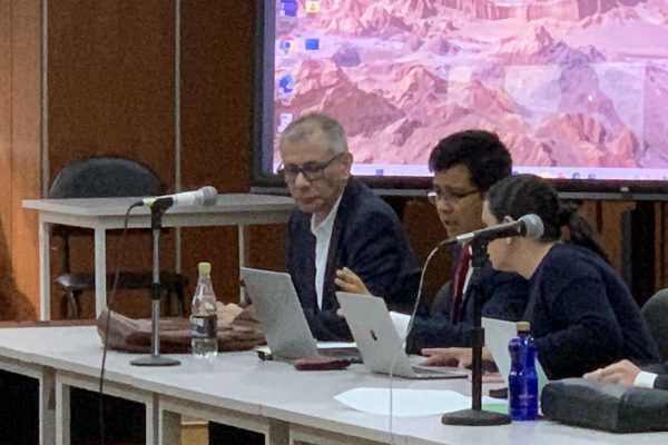 Jorge Glas en la audiencia de juicio en el caso ‘Reconstrucción de Manabí’