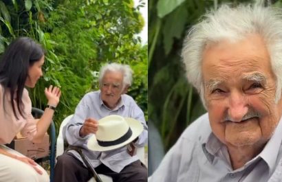 José Mujica, expresidente de Uruguay, recibió en su finca a Luisa González, excandidata a la Presidencia de Ecuador. (Redes Sociales).
