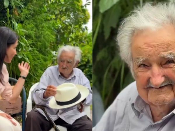 José Mujica, expresidente de Uruguay, recibió en su finca a Luisa González, excandidata a la Presidencia de Ecuador. (Redes Sociales).