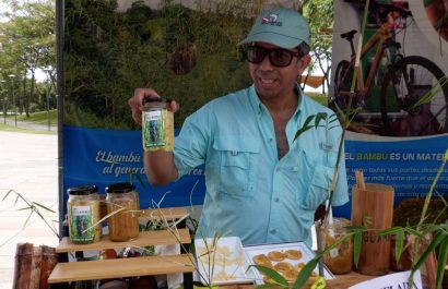 Juan Carlos Salazar, emprendedor presente en el evento por el día mundial del bambú