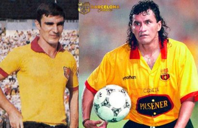 Juan Manuel “El Cura” Bazurco y Marco Antonio “El Diablo” Etcheverry jugaron en Barcelona.