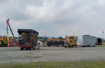 Juegos mecánicos inician instalación para fiestas de cantonización en Santo Domingo