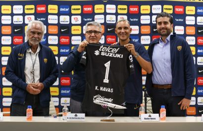 Keylor Navas es presentado como nuevo arquero de Pumas para el Apertura 2025