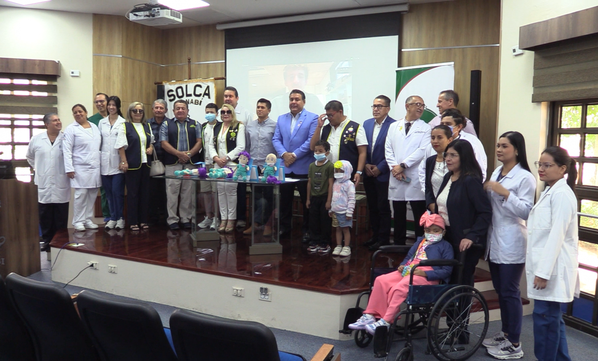 Kits Nixi for Children llegan a SOLCA Manabí para ayudar a niños con cáncer