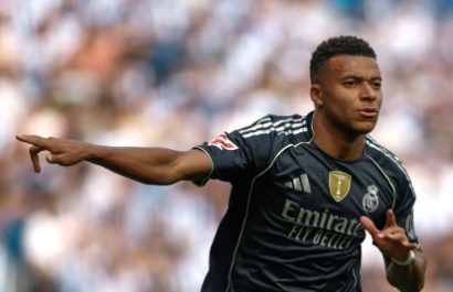 Kylian Mbappé marcó un gol en el triunfo del Real Madrid frente a la Real Sociedad este sábado. FOTO: Real Madrid