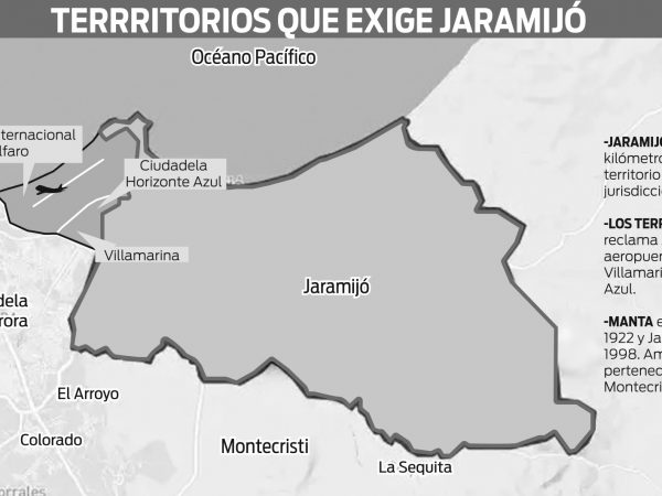 El municipio de Jaramijó sostiene que gran parte del área donde opera el aeropuerto de Manta pertenece.