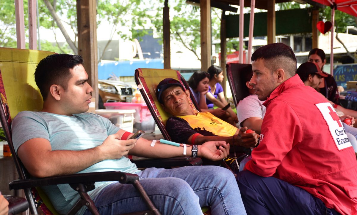 Manabí enfrenta un déficit del 35% en donaciones de sangre cada mes, según la Cruz Roja