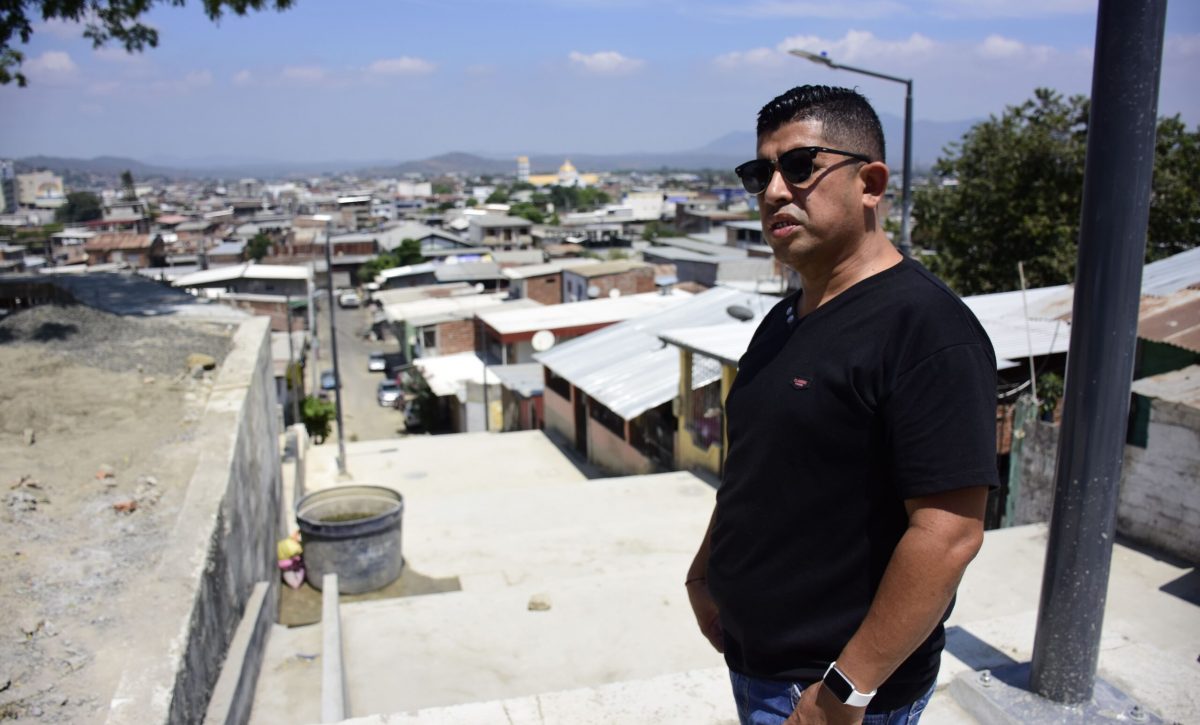 El mirador que se construye en la parroquia San Pablo de Portoviejo