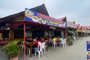 Movimiento de usuarios en restaurantes ubicados en el sector de Playita Mía, en Tarqui.