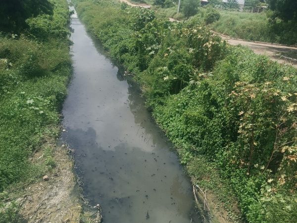 El río Muerto inicia su recorrido en Montecristi y desemboca en la playa de la parroquia Los Esteros.