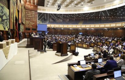 El pleno de la Asamblea Nacional del Ecuador