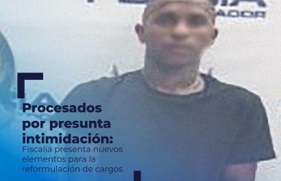 La Fiscalía reformula cargos contra Miller Bolaños y una mujer por supuesta intimidación