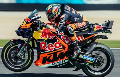 La KTM RC16, la MotoGP que alcanzó un récord de velocidad de 366,1 km/h, será subastada por RM Sotheby’s.