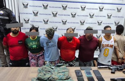 La Policía captura en la provincia de Los Ríos a siete personas que serían integrantes de una agrupación delincuencial. (Jhon Reimberg)