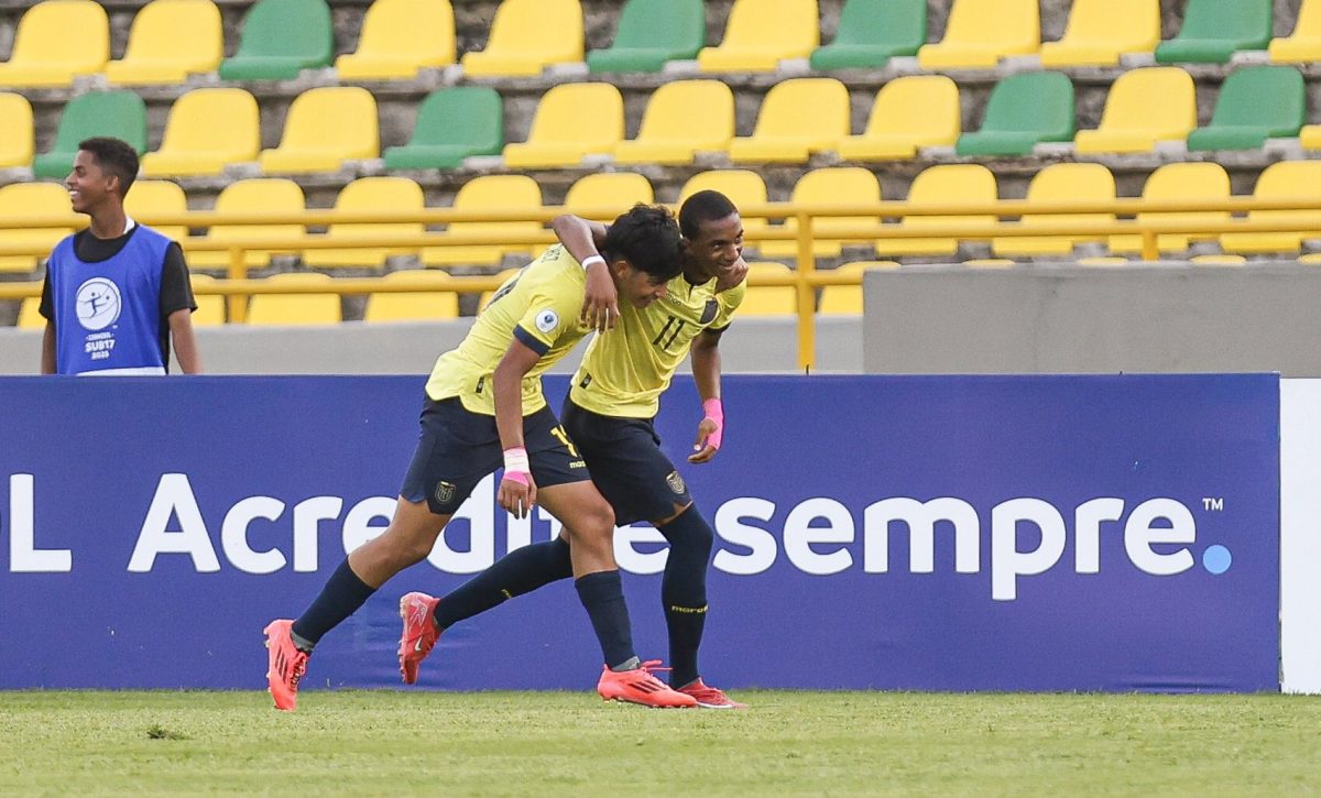 La Selección de Ecuador mide al líder Brasil en el Sudamericano Sub17