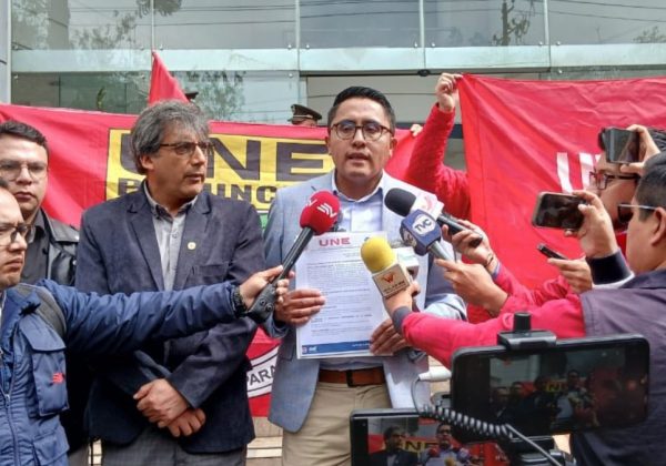 La UNE reacciona ante los recientes anuncios del Gobierno sobre las medidas para combatir la inseguridad en planteles educativos. (UNE).