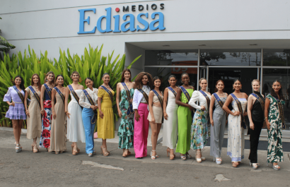 La candidatas a Miss Ecuador 2025 cerraron La Ruta de la Belleza en Portoviejo