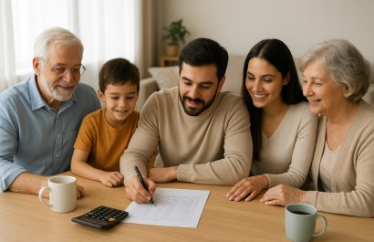La convivencia de varias generaciones bajo un mismo techo ha aumentado en el país. FOTO: ChatGPT (Inteligencia Artificial).