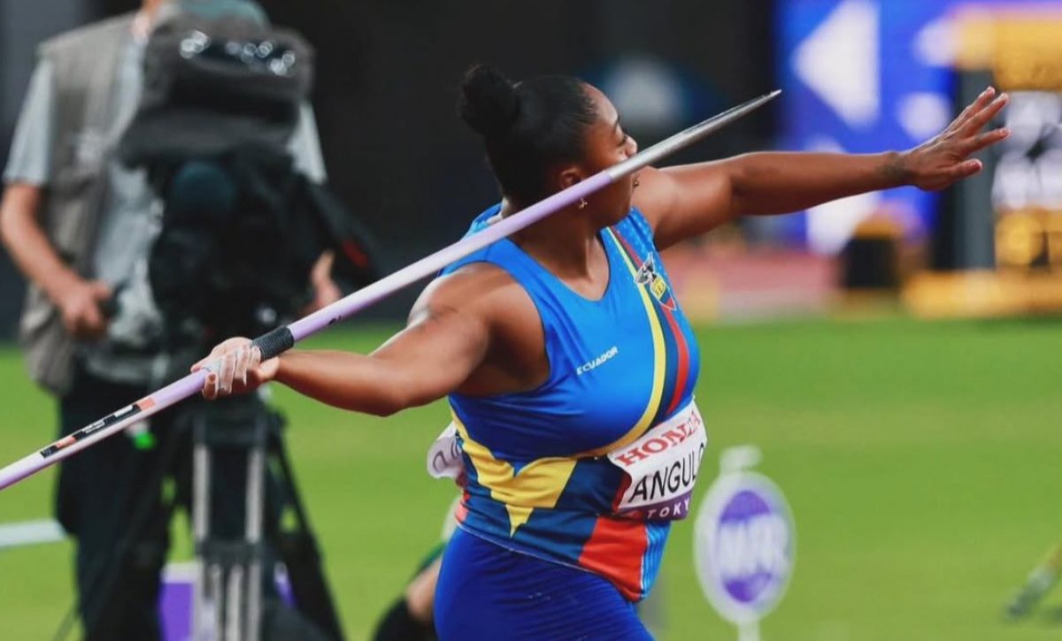 La ecuatoriana Juleisy Angulo conquista el oro mundial en jabalina